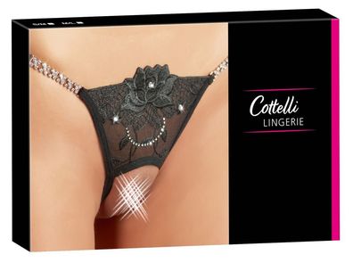 Cottelli Lingerie - String Strass - (M-L, -M)