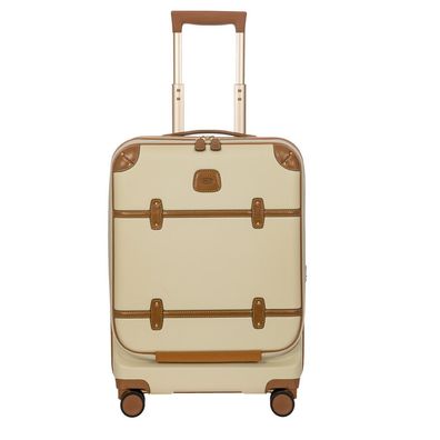 BRICS Trolley 55 cm mit Vortasche / USB Anschluss BBG38312, cream, Unisex