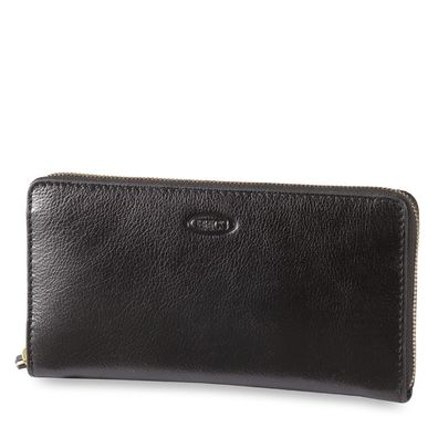 BRICS Zip Around Wallet BOO09601, Black, Damen