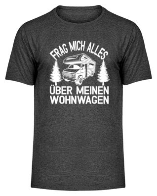 Frag mich alles über meinen Wohnwagen - Herren Melange Shirt