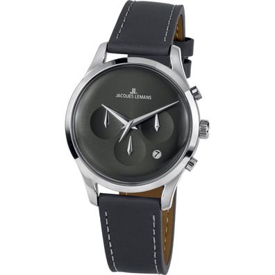 Jacques Lemans - 1-2067A - Armbanduhr - Damen - Quarz - Retro Classic