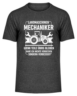 Landmaschinen Mechaniker WENN TEILE - Herren Melange Shirt