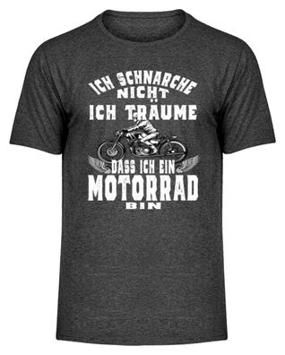 Ich schnarche nicht ich träume dass ich - Herren Melange Shirt