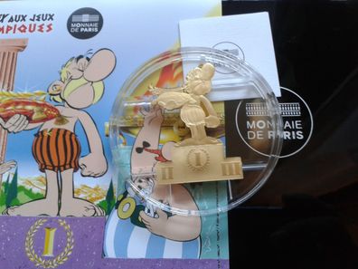 Original 200 euro 2024 PP Frankreich Asterix bei den olympischen Spielen 1 Unze Gold