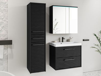 Badmöbel-Set Miretiz I Modern Stil Badezimmer Komplett Badmoebel mit Waschbecken