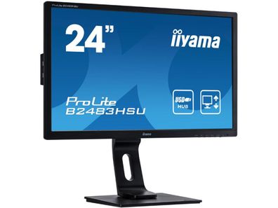 24" (60,1 cm) Monitor Iiyama ProLite B2483HSU-B1DP - 1920 x 1080 - gebraucht