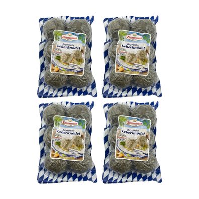 Food-United bayerische Leberknödel Zimmermann Fleischwerke 24 Stk. 4x400g