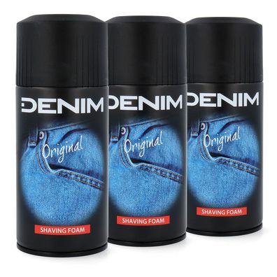 DENIM Original Rasierschaum 3x 300ml