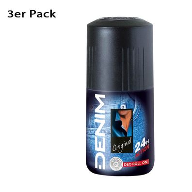 DENIM Original - roll on deoroller 12x 50ml