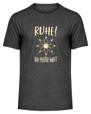 Ruhe der Meister wirft - Herren Melange Shirt