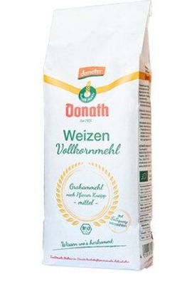 Donath Mühle 3x Demeter Weizenvollkornmehl mittel 1000g