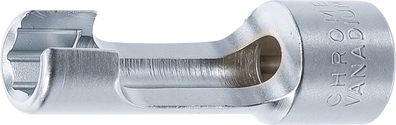 Spezial-Steckschlüssel-Einsatz, geschlitzt | Antrieb Innenvierkant 10 mm (3/8") |