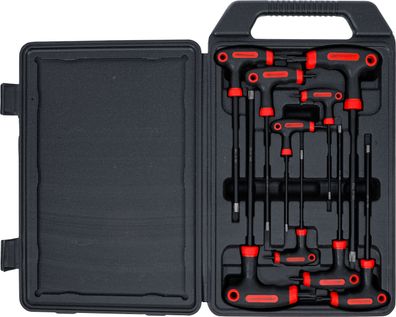 Schraubendreher-Satz mit T-Griff und seitlicher Klinge | T-Profil (für Torx) mit