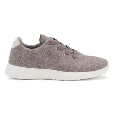 egos copenhagen Unisex Sneaker aus Merinowolle Filz Natural Grey