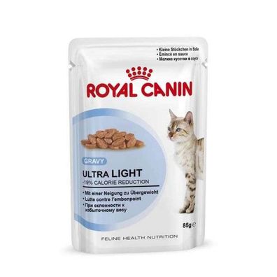 Royal Canin Katzenfutter Nassfutter Frischebeutel Ultra Light in Sosse 12x85g