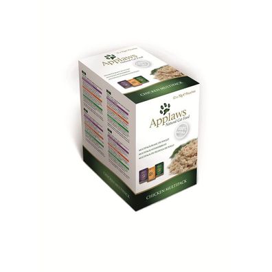 Applaws Katzen Nassfutter Multipack Huhn 12x70g, glutenfrei