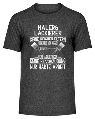 Maler Lackierer Harte Arbeit - Herren Melange Shirt