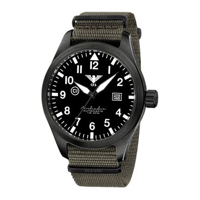 KHS - KHS. Airbsabla. NSGO - Armbanduhr - Automatik - Airleader Black Steel - Herren