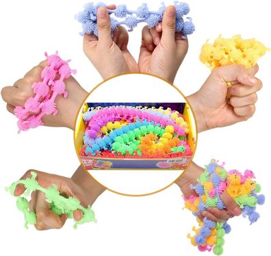 Fidget Toys for Kids 8 Pack Stretchy String Sensory Play Toys, elieve Stress and Anx