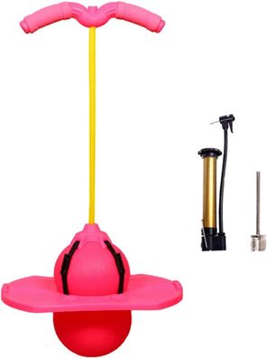 Pogo Stick Gymnastikball Hopper Ball Gummi Hépfball fér Erwachsene und Kinder, 38x66