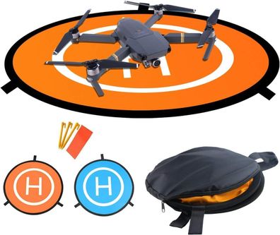 Foldable Drone Landing Pad For Rc Drones - Waterproof, 55Cm