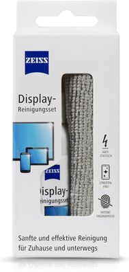 Zeiss Display-Reinigungsset Spray 30 ml Mikrofasertuch Cleaning Kit weiß