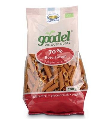 Govinda 3x Goodel-die gute Nudel "Rote Linse-Lupine" 200g