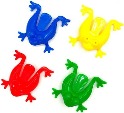 12 Stéck Springfrosch Spielzeug Springender Frosch Plastikfrosch Spielzeug Mini Fros