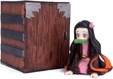 Dämonentöter Kamado Nezuko Figur Statue Figur Modell Puppe Kimetsu No Yaiba Kollekti