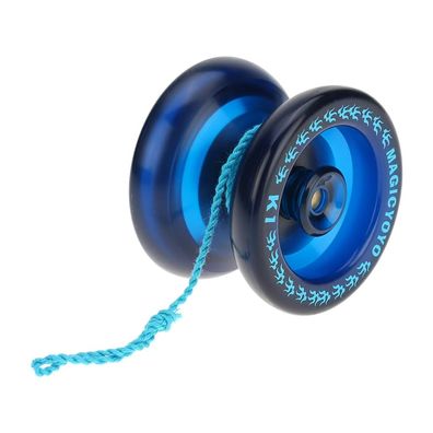 Magic Yoyo K1 Spin ABS Yoyo 8 Ball KK Lager mit Spinning String fuer Kinder-Blauã€?