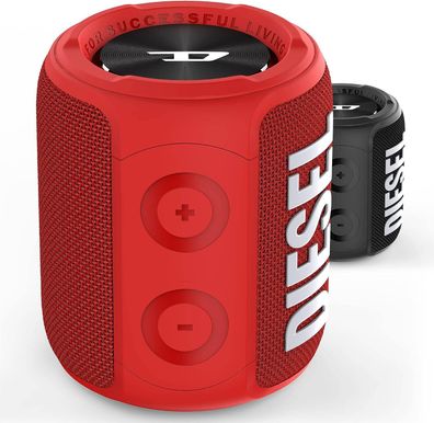 Diesel Speaker SS22 Kabelloses Lautsprecher Bass Boost Bluetooth 5.0 rot