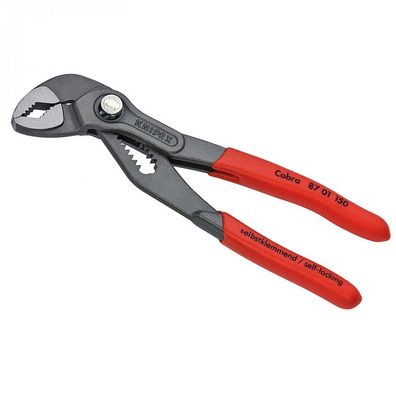 KNIPEX Wasserpumpenzange Cobra® grau atramentiert 150 mm Nr. 87 01 150