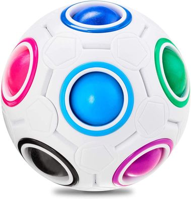 Regenbogen Ball Zauberwérfel Zappeln Spielzeug Puzzle Magie Regenbogen Ball Puzzle S