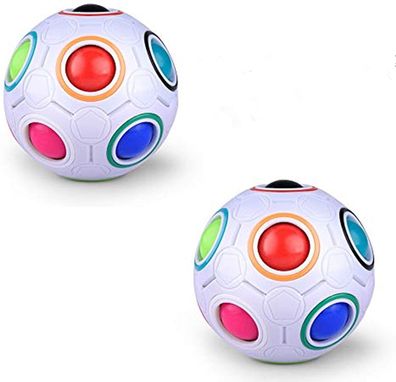 Regenbogen Ball Zauberwérfel Zappeln Spielzeug Puzzle Magie Regenbogen Ball Puzzle S