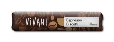 Vivani 3x Espresso Biscotti Schokoriegel 40g