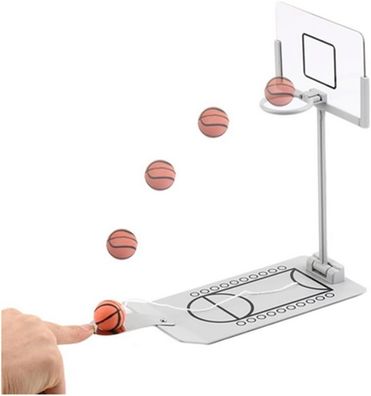 Basketballspiel, Mini-Desktop-Tischspielset, tragbares Reise- oder Bérospielset fér