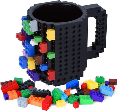 Build-on Brick Mug Bausteine Spielzeug-Set fér Kinder Geburtstag Weihnachtsgeschenk