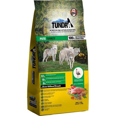 Tundra Hunde Trockenfutter Pute getreidefrei 11,34kg