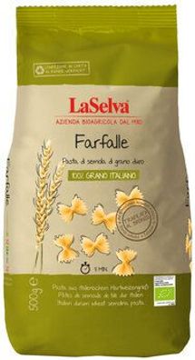 LaSelva 6x Farfalle - Teigwaren aus Hartweizengrieß 500g