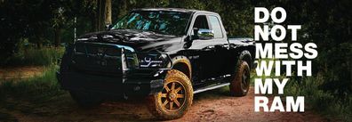 XXL Schild Dodge RAM do not mess with my RAM - 115x40 cm krass ! Muscle Pick up