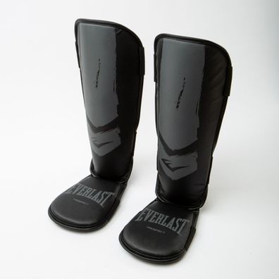 Everlast Prospect Youth Shin Guards, Black/grey, S/M - Größe: L/XL