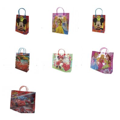 Disney Geschenktaschen Mickey Princess Maus Cars Minny/Daisy Geburtstag