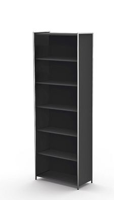 Kerkmann Büroschrank Grundregal breit 7502 Artline 6 OH 80x38x220 cm Chrom