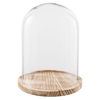 Clayre & Eef Glocke Ø 23x29 cm Glas Rund (Gr. Ø 23x29 cm)