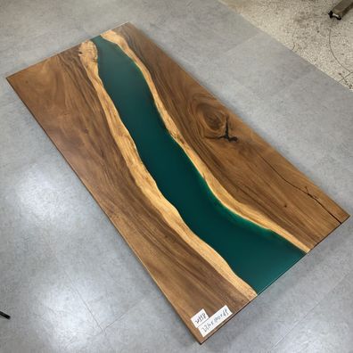 Konferenztisch Esstisch River Table Massiv 231x110 Epoxidharz Tische Holztische