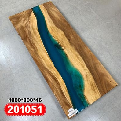 Moderne Tische Esstisch Design Tisch Harz Meer Fluss Möbel 180x80 Epoxid Ozean
