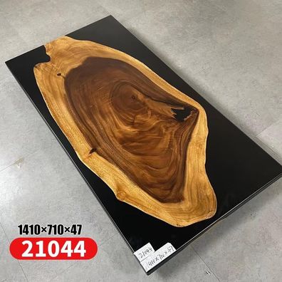 Luxus Esstisch River Table Massiv Tische 141 * 71 Flusstisch Echt Holz Epoxidharz