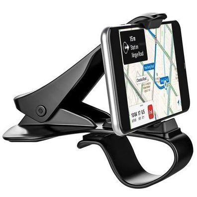 Universal Auto Handyhalterung mit Klemmen Schwarz KFZ Smartphone Halter Retoo