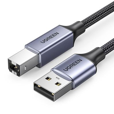 Ugreen USB Typ B Druckerkabel (männlich) - USB 2.0 (männlich) 480 Mbps 5m schwarz