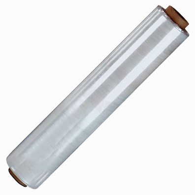 Paletten Stretch Wickel Folie Rollen PE Schutzfolie 50cm x 300m Transparent 17my